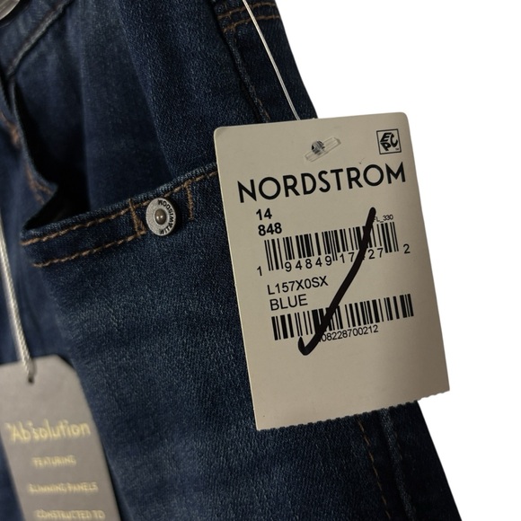 WIT & WISDOM NWT blue brittany itty bitty boot cut jeans 14 - Picture 8 of 11